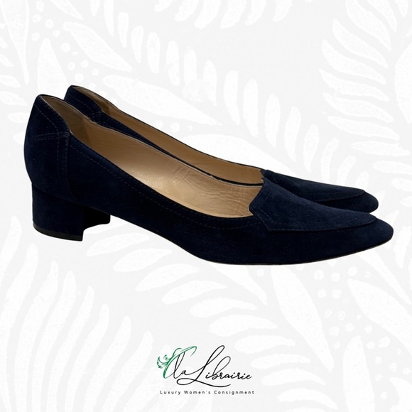 Manolo Blahnik Suede Heels - Picture 1 of 5